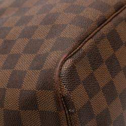 Pre Owned Louis Vuitton Brown Damier Ebene Neverfull GM