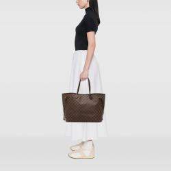 Pre Owned Louis Vuitton Brown Damier Ebene Neverfull GM