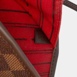 Pre Owned Louis Vuitton Brown Damier Ebene Neverfull GM