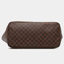 Pre Owned Louis Vuitton Brown Damier Ebene Neverfull GM