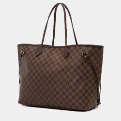 Pre Owned Louis Vuitton Brown Damier Ebene Neverfull GM