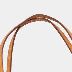 Pre Owned Louis Vuitton White Damier Azur Neverfull MM