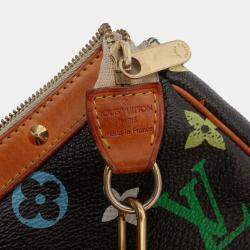 Pre Owned Louis Vuitton Black Monogram Multicolore Pochette Accessoires