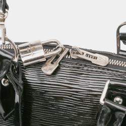 Pre Owned Louis Vuitton Black Electric Epi Alma BB