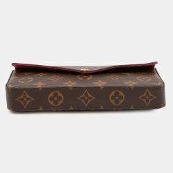 Pre Owned Louis Vuitton Brown Monogram Pochette Felicie
