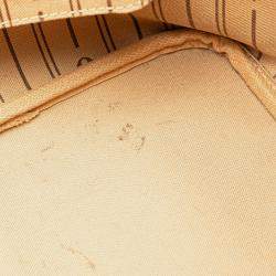 Pre Owned Louis Vuitton Brown Monogram Neverfull MM