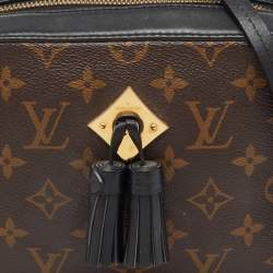 Pre Owned Louis Vuitton Black Monogram Canvas Saintonge Bag