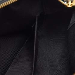 Pre Owned Louis Vuitton Black Monogram Canvas Saintonge Bag