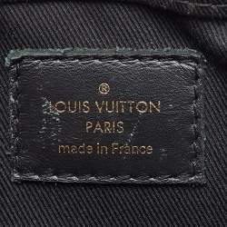 Pre Owned Louis Vuitton Black Monogram Canvas Saintonge Bag