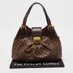 Pre Owned Louis Vuitton Damier Ebene Canvas Sistina GM Bag