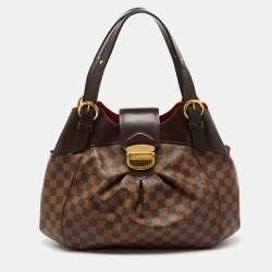 Pre Owned Louis Vuitton Damier Ebene Canvas Sistina GM Bag