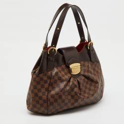 Pre Owned Louis Vuitton Damier Ebene Canvas Sistina GM Bag