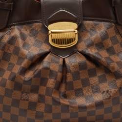 Pre Owned Louis Vuitton Damier Ebene Canvas Sistina GM Bag