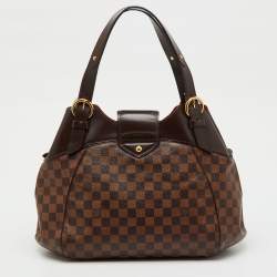 Pre Owned Louis Vuitton Damier Ebene Canvas Sistina GM Bag
