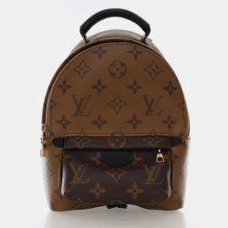 Pre Owned Louis Vuitton Reverse Monogram Palm Springs Mini