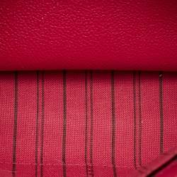 Pre Owned Louis Vuitton Aurore Monogram Empreinte Leather Montaigne BB Bag