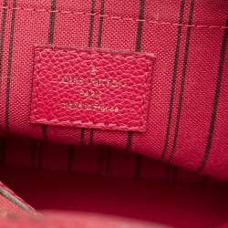 Pre Owned Louis Vuitton Aurore Monogram Empreinte Leather Montaigne BB Bag