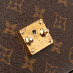 Pre Owned Louis Vuitton Brown Monogram Pochette Metis