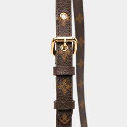 Pre Owned Louis Vuitton Brown Monogram Pochette Metis