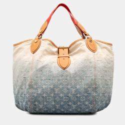 Pre Owned Louis Vuitton Blue Monogram Denim Sunbeam