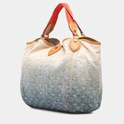 Pre Owned Louis Vuitton Blue Monogram Denim Sunbeam