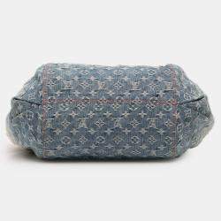 Pre Owned Louis Vuitton Blue Monogram Denim Sunbeam