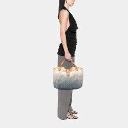 Pre Owned Louis Vuitton Blue Monogram Denim Sunbeam