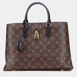 Pre Owned Louis Vuitton Brown Monogram Flower Tote