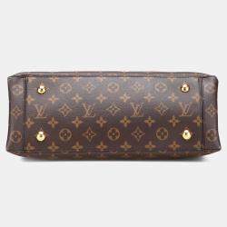 Pre Owned Louis Vuitton Brown Monogram Flower Tote