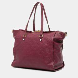 Pre Owned Louis Vuitton Burgundy Monogram Empreinte Lumineuse PM