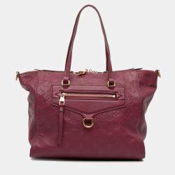 Pre Owned Louis Vuitton Burgundy Monogram Empreinte Lumineuse PM