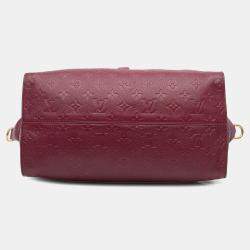 Pre Owned Louis Vuitton Burgundy Monogram Empreinte Lumineuse PM
