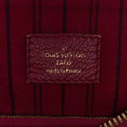 Pre Owned Louis Vuitton Burgundy Monogram Empreinte Lumineuse PM