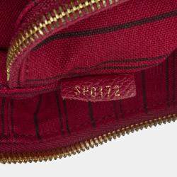 Pre Owned Louis Vuitton Burgundy Monogram Empreinte Lumineuse PM