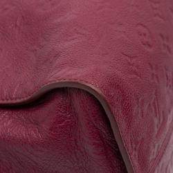 Pre Owned Louis Vuitton Burgundy Monogram Empreinte Lumineuse PM