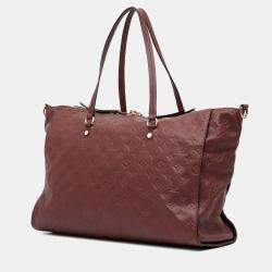 Pre Owned Louis Vuitton Burgundy Monogram Empreinte Lumineuse GM
