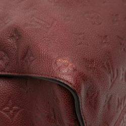 Pre Owned Louis Vuitton Burgundy Monogram Empreinte Lumineuse GM