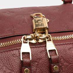 Pre Owned Louis Vuitton Burgundy Monogram Empreinte Lumineuse GM