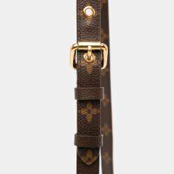 Pre Owned Louis Vuitton Brown Monogram Pochette Metis