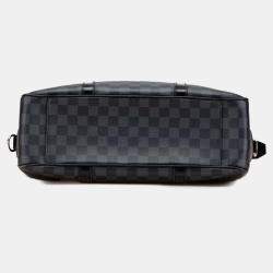 Pre Owned Louis Vuitton Black Damier Graphite Tadao PM