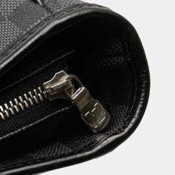Pre Owned Louis Vuitton Black Damier Graphite Tadao PM