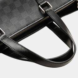 Pre Owned Louis Vuitton Black Damier Graphite Tadao PM