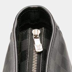 Pre Owned Louis Vuitton Black Damier Graphite Tadao PM