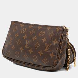 Pre Owned Louis Vuitton Brown Monogram Multi Pochette Accessoires