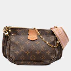 Pre Owned Louis Vuitton Brown Monogram Multi Pochette Accessoires