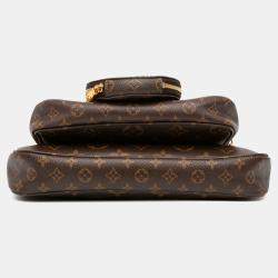 Pre Owned Louis Vuitton Brown Monogram Multi Pochette Accessoires