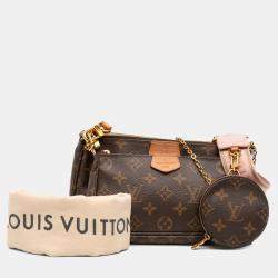 Pre Owned Louis Vuitton Brown Monogram Multi Pochette Accessoires