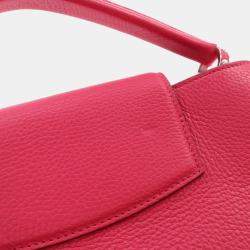 Pre Owned Louis Vuitton Red Taurillon Capucines MM