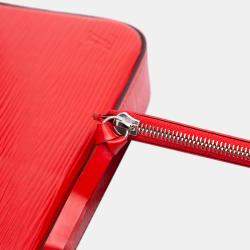 Pre Owned Louis Vuitton Red Epi Pochette Felicie