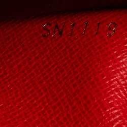 Pre Owned Louis Vuitton Coquelicot Monogram Canvas Emilie Bloom Wallet
